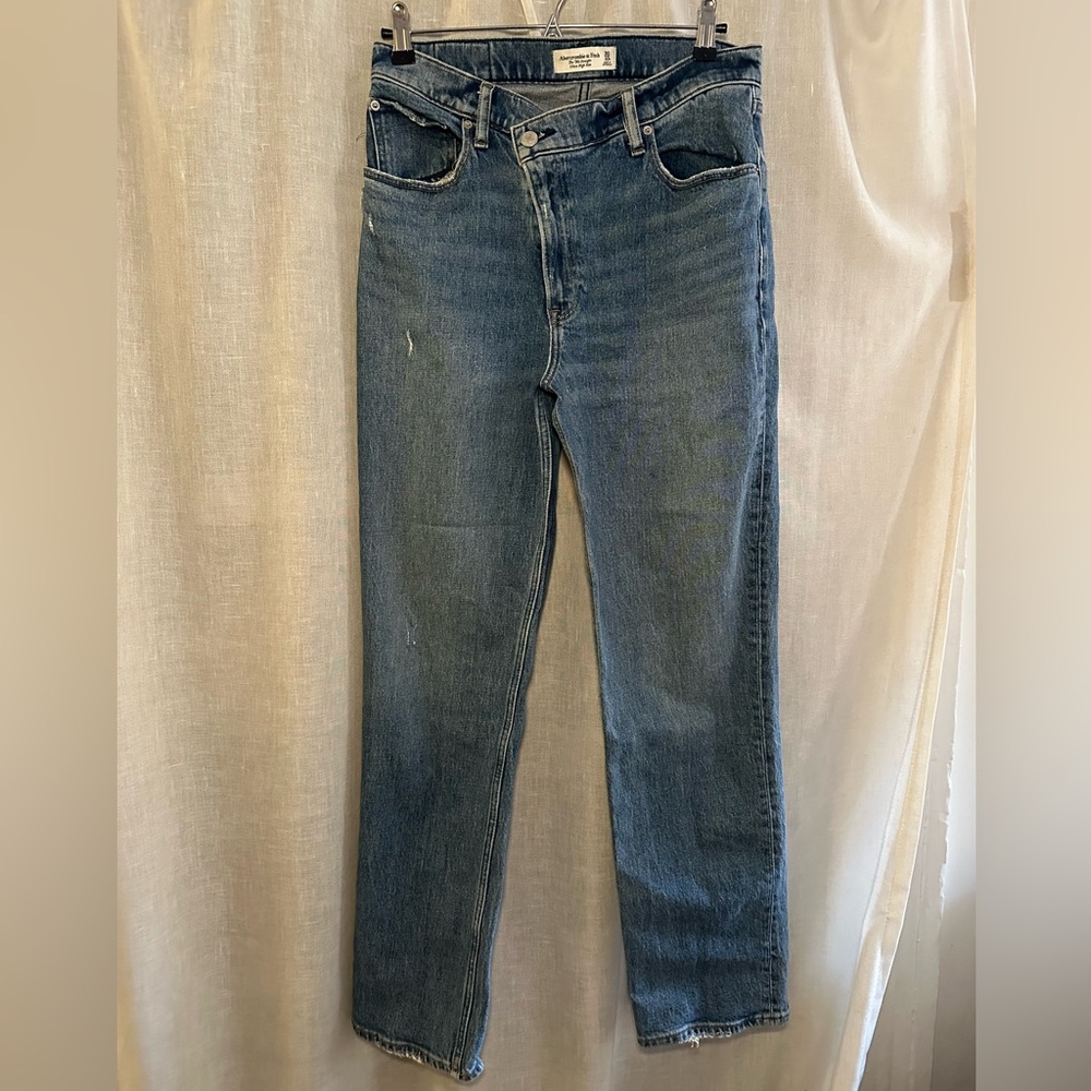 Abercrombie & Fitch High Rise Blue Jeans